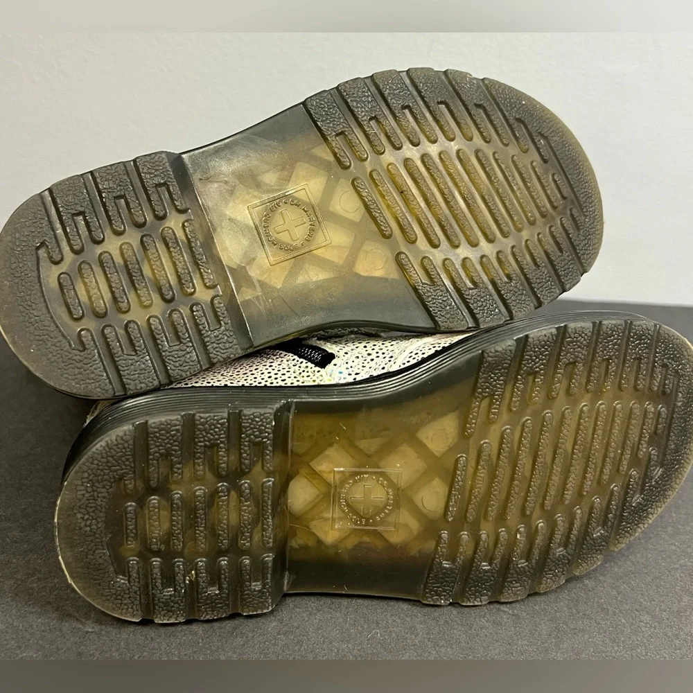 Dr‎ Martens-youth, boots-Iridescent-Size:9, Pre-Owned